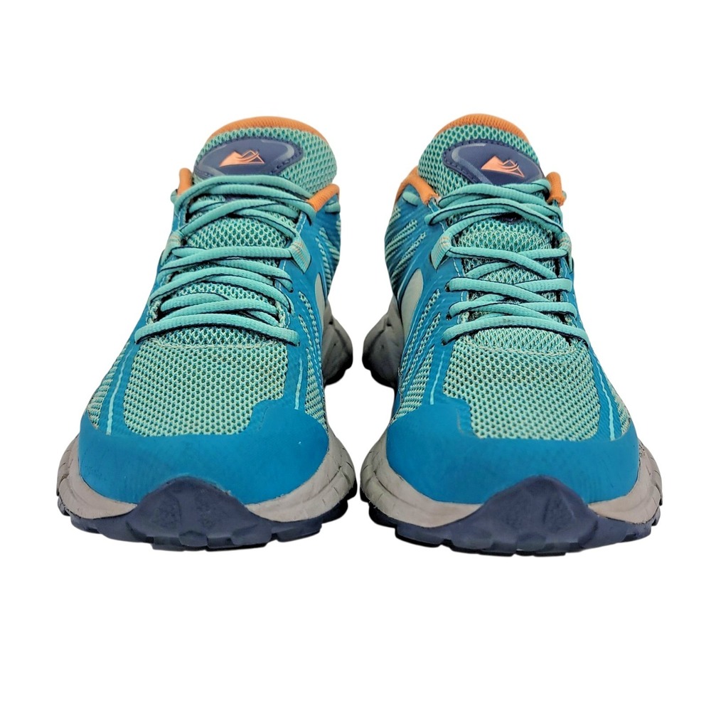Columbia Montrail Mojave Trail Womens Running Shoes Blue Orange Sneaker 9 BL1795 - Picture 9 of 12
